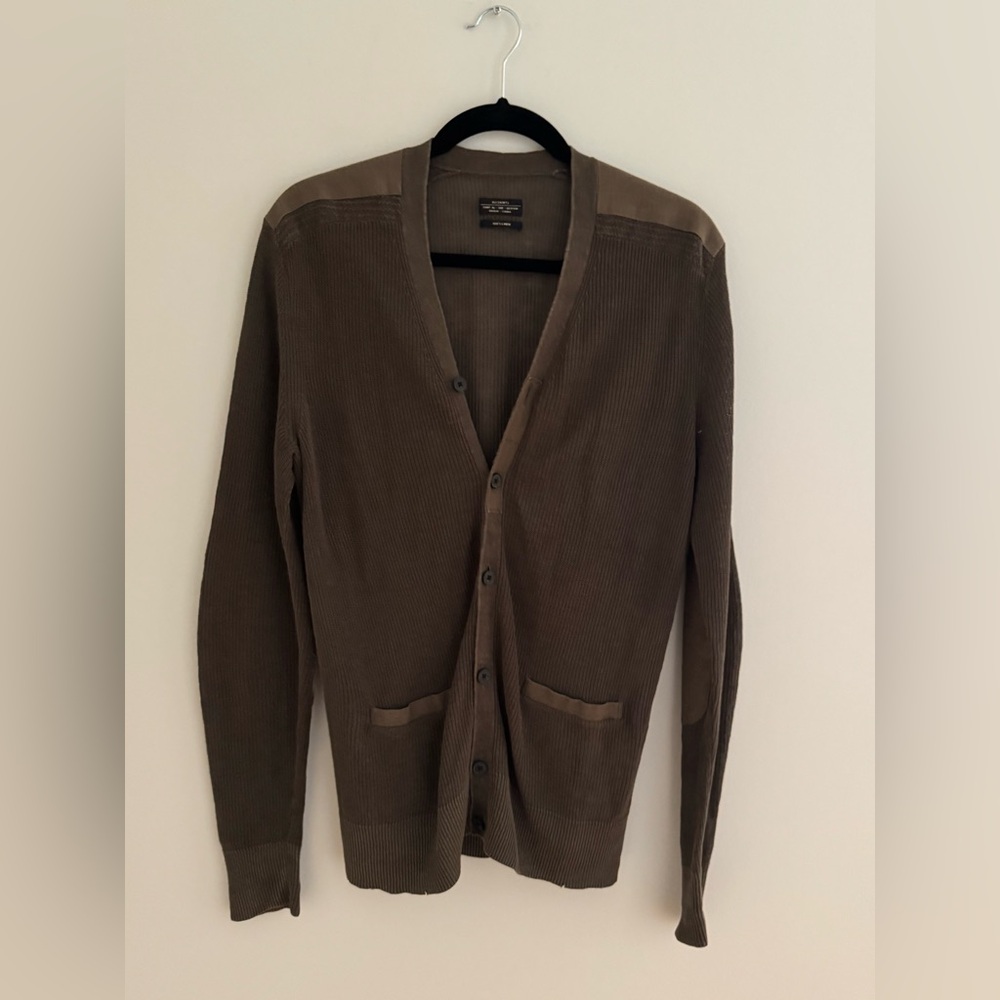 All Saints 100 linen Cardigan Sz men’s medium
